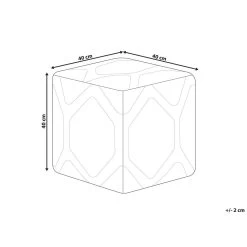 Beliani Poef ROJHAN - Beige Katoen 8 Beliani Poef ROJHAN - Beige Katoen -ZitMeester ComfortDesign 5e2f5e0e4793430eb135d4ab0f8f051b