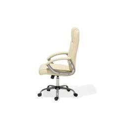 Beliani Bureaustoel COMFORT - Beige Kunstleer 9 Beliani Bureaustoel COMFORT - Beige Kunstleer -ZitMeester ComfortDesign 616fcf61d1934893b4f0d84f5e430152