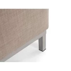 Beliani Ottomaan OSLO - Beige Polyester -ZitMeester ComfortDesign 61b3c0f7e6334d4f879eb81112445fe4