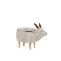 Beliani Hocker REINDEER - Beige Polyester 8 Beliani Hocker REINDEER - Beige Polyester -ZitMeester ComfortDesign 64341fc3267b4f3ab59c0dc2be67a393