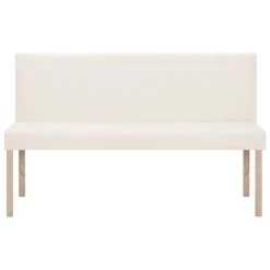 VidaXL Bankje 139,5 Cm Kunstleer Crème 8 VidaXL Bankje 139,5 Cm Kunstleer Crème -ZitMeester ComfortDesign 65180bcdbed7406bae2c2c0e5cc1b972