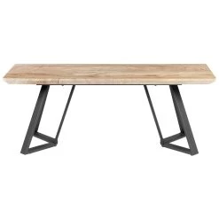 Beliani Hocker UPTON - Lichte Houtkleur Mdf, Metaal -ZitMeester ComfortDesign 665c41733e224f289f8388093bcbe220