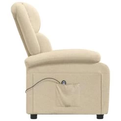 VidaXL Fauteuil Verstelbaar Elektrisch Stof Crèmekleurig 9 VidaXL Fauteuil Verstelbaar Elektrisch Stof Crèmekleurig -ZitMeester ComfortDesign 66e32f7769604de59282882b1a1f905a