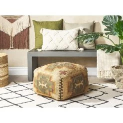 Beliani Poef PULICAT - Beige Jute 7 Beliani Poef PULICAT - Beige Jute -ZitMeester ComfortDesign 694033b97aa74b5fb8ef17ff45b608a3