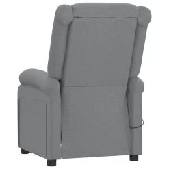 VidaXL Fauteuil Elektrisch Verstelbaar Stof Lichtgrijs 71x90.5x96 Cm -ZitMeester ComfortDesign 6e0389298c834879ba474d9956bd64da