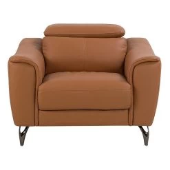 Beliani Fauteuil NARWIK - Bruin Kunstleer, Leer -ZitMeester ComfortDesign 6e36d30658094d6e9d244f404136a480