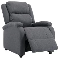 VidaXL Fauteuil Verstelbaar Stof Donkergrijs -ZitMeester ComfortDesign 6f4f00868acb48218a7ef7564a22e9d8