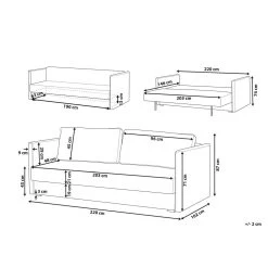 Beliani Driezitsbank - EKSJO Groen Fluweel 8 Beliani Driezitsbank - EKSJO Groen Fluweel -ZitMeester ComfortDesign 70b1bc6eda7e4363b4cf06c86bf0c92a