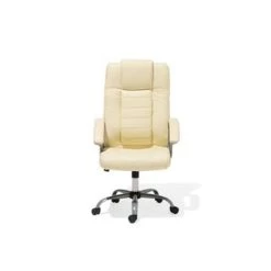 Beliani Bureaustoel COMFORT - Beige Kunstleer 8 Beliani Bureaustoel COMFORT - Beige Kunstleer -ZitMeester ComfortDesign 70e26f248bda4d33a5746852e692b2fa