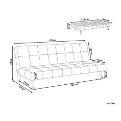 Beliani Driezitsbank - OLSKER Zwart Kunstleer 7 Beliani Driezitsbank - OLSKER Zwart Kunstleer -ZitMeester ComfortDesign 73b7237a260e4765a69dc433650782a8