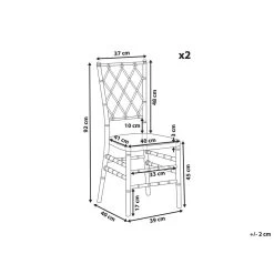 Beliani Eetkamerstoel CLARION - Goud Polycarbonaat 8 Beliani Eetkamerstoel CLARION - Goud Polycarbonaat -ZitMeester ComfortDesign 74739020839f4ae8bdeff200770c1b0a