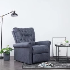 VidaXL Fauteuil Verstelbaar Kunstsuède Grijs 7 VidaXL Fauteuil Verstelbaar Kunstsuède Grijs -ZitMeester ComfortDesign 7610b69e51aa4fd8a861425f28e2d839