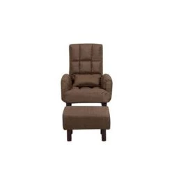 Beliani Fauteuil OLAND - Bruin Polyester -ZitMeester ComfortDesign 77555debb2ae4eff9f2c53294806a98f