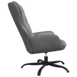 VidaXL Relaxstoel Kunstleer Antracietgrijs -ZitMeester ComfortDesign 777270b6f9b04ba6a491983d35f3ea3d