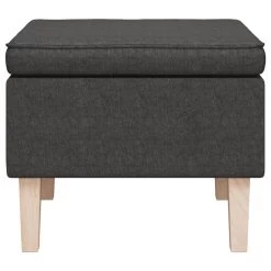 VidaXL Kruk Met Houten Poten Stof Donkergrijs 8 VidaXL Kruk Met Houten Poten Stof Donkergrijs -ZitMeester ComfortDesign 7baa6ce526414b6bbe88e6bb01c2505b