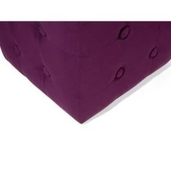 Beliani Poef WISCONSIN - Paars Fluweel -ZitMeester ComfortDesign 7fa4f714b65f449b8f72721ca74f6fcf