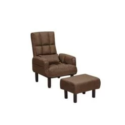 Beliani Fauteuil OLAND - Bruin Polyester -ZitMeester ComfortDesign 803b5d1b89024ac5aea8ef5218450d11