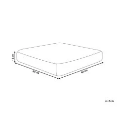 Beliani Poef BIRCH - Groen Katoen -ZitMeester ComfortDesign 808e12ce22f14299b6ee01de9eb97c7a