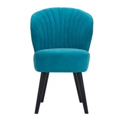 Eetkamerstoel Ventura - Stof - Turquoise
