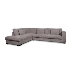 Hoekbank Stuttgart Groot Links - Ribcord - Antraciet -ZitMeester ComfortDesign 81004581 0300