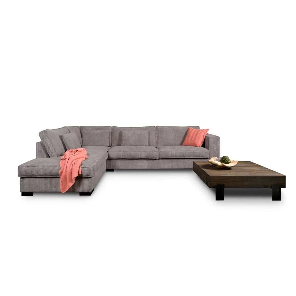 Hoekbank Stuttgart Groot Rechts - Ribcord - Antraciet 5 Hoekbank Stuttgart Groot Rechts - Ribcord - Antraciet - Image 3