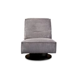 Draaifauteuil Stuttgart - Ribcord - Antraciet