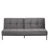 Slaapbank Linz - Velvet Donkergrijs -ZitMeester ComfortDesign 81020379