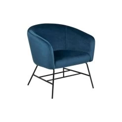 Fauteuil Belfast - Fluweel - Navy Blauw -ZitMeester ComfortDesign 81020416 0700