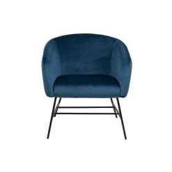 Fauteuil Belfast - Fluweel - Navy Blauw
