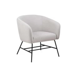 Fauteuil Belfast - Fluweel - Lichtgrijs -ZitMeester ComfortDesign 81020418 0700