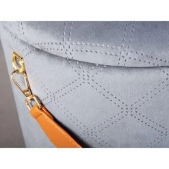 Poef Nevis - Grijs - 38x30x30 Cm -ZitMeester ComfortDesign 81021755 0300