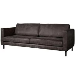 Bank Ferro 3,5-zits - Leer - Zwart -ZitMeester ComfortDesign 81023414 0200