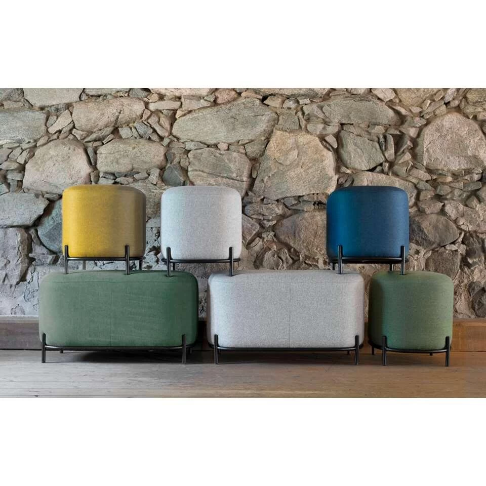 Tenzo Poef Harry - Groen - 46x42x42 Cm 5 Tenzo Poef Harry - Groen - 46x42x42 Cm - Image 3