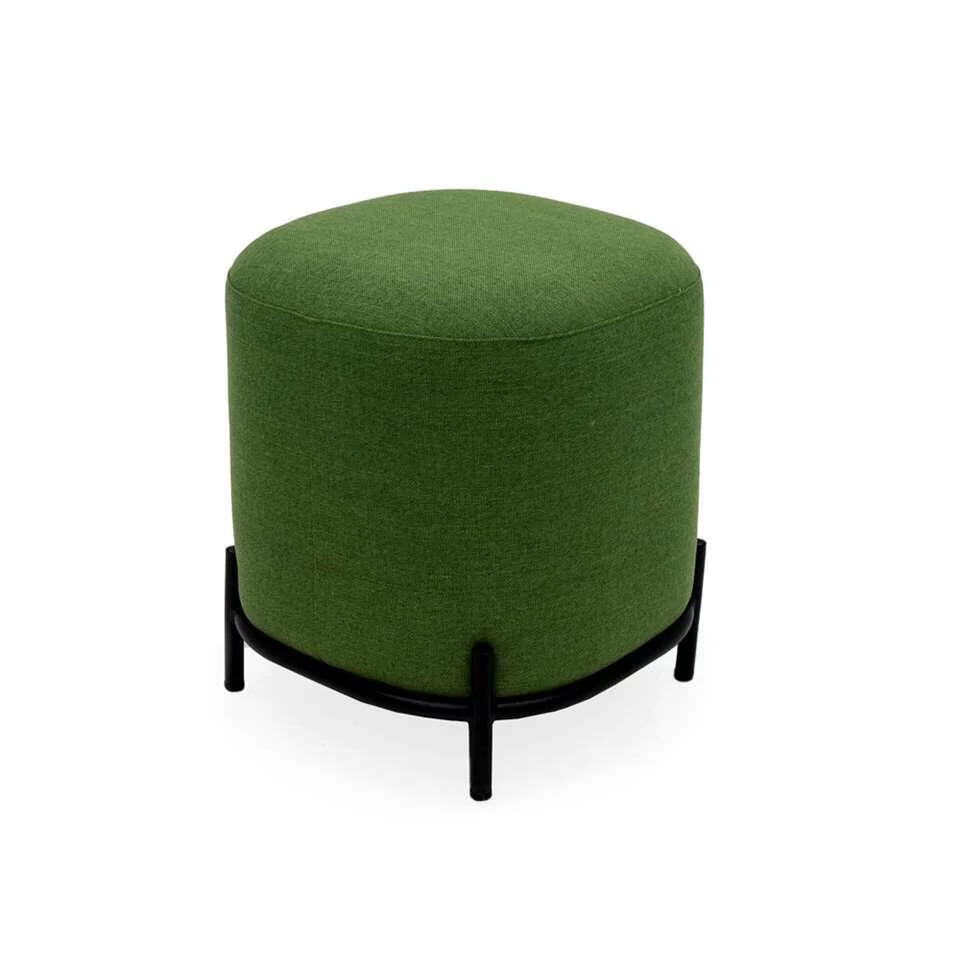 Tenzo Poef Harry - Groen - 46x42x42 Cm 3 Tenzo Poef Harry - Groen - 46x42x42 Cm