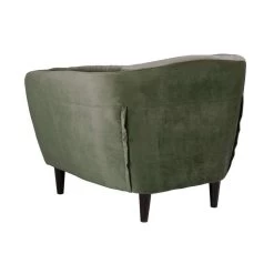 Fauteuil Thyrza - Fluweel - Groen -ZitMeester ComfortDesign 81025840 0300