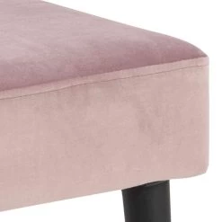 Bankje Gaby - Fluweel - Roze - 45x95x38 Cm -ZitMeester ComfortDesign 81026453 0400