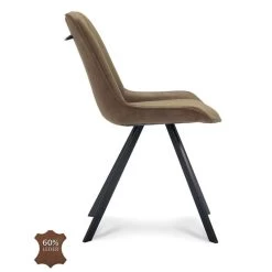 Eetkamerstoel Brent - Microleder - Mosgroen - 2 Stuks 7 Eetkamerstoel Brent - Microleder - Mosgroen - 2 Stuks -ZitMeester ComfortDesign 81027090 0400