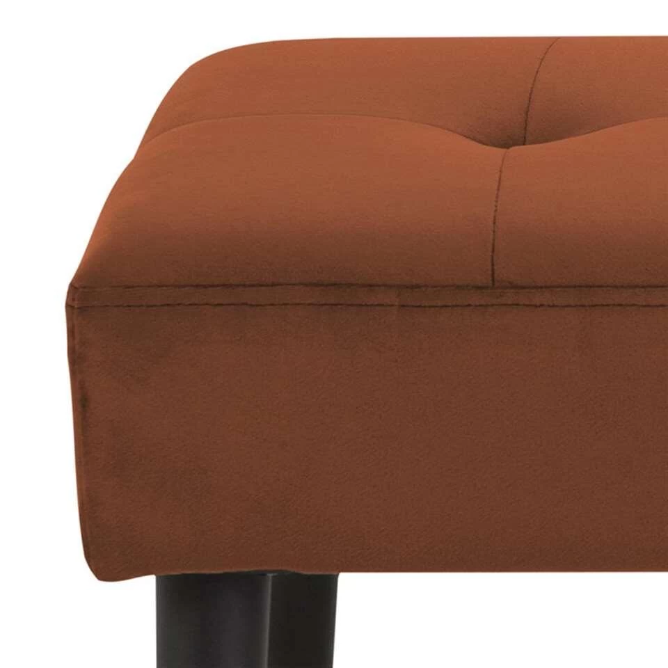 Bankje Gaby - Stof Vic - Koper - 45x95x38 Cm 6 Bankje Gaby - Stof Vic - Koper - 45x95x38 Cm - Image 4