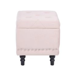 Beliani Poef LORETTO - Roze Fluweel 9 Beliani Poef LORETTO - Roze Fluweel -ZitMeester ComfortDesign 8328f9c4e81141ff87280e71244d57c2