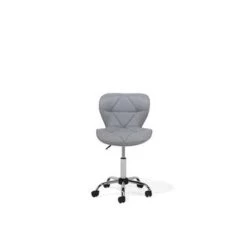 Beliani Bureaustoel VALETTA - Grijs Polyester -ZitMeester ComfortDesign 83cd2e772e2e4e28b6b9b564bf11f0a4