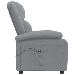 VidaXL Fauteuil Elektrisch Verstelbaar Stof Lichtgrijs 71x90.5x96 Cm -ZitMeester ComfortDesign 84620681503e45f6a5045fd65d3f492b