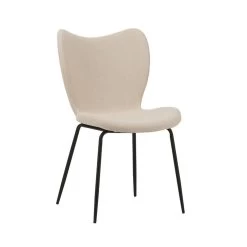 Eetkamerstoel Sia Bouclé Beige - Stof - Beige -ZitMeester ComfortDesign 88778e2def954ba0827a99cf17d491b1