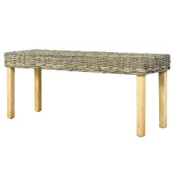 VidaXL Bankje 110 Cm Natuurlijk Kubu Rattan En Massief Mangohout 9 VidaXL Bankje 110 Cm Natuurlijk Kubu Rattan En Massief Mangohout -ZitMeester ComfortDesign 88b43365922d4f5bbfc6dc415c47e386