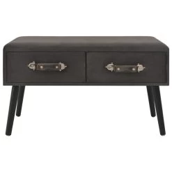 VidaXL Bank Met Lades 80 Cm Fluweel Grijs -ZitMeester ComfortDesign 8958a6ef401c4faca809b68bc5512496