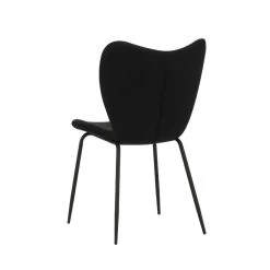 Eetkamerstoel Sia Bouclé Zwart - Stof - Zwart -ZitMeester ComfortDesign 90b68a45b9314b1e9b12557028157da2