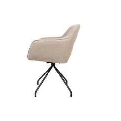 Giga Meubel Eetkamerstoel Taupe - Stof - 60x61x81cm - Stoel Lima -ZitMeester ComfortDesign 91408f3f53144c3484db9ff9d73b8033