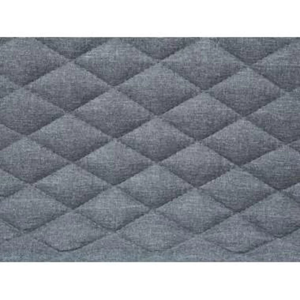 Beliani Barkruk ORLANDO - Grijs Polyester 5 Beliani Barkruk ORLANDO - Grijs Polyester - Image 3