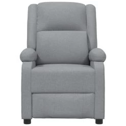 VidaXL Fauteuil Elektrisch Verstelbaar Stof Lichtgrijs 71x90.5x96 Cm -ZitMeester ComfortDesign 93a9c90d5fba4bfc9883b50f8656e2ad