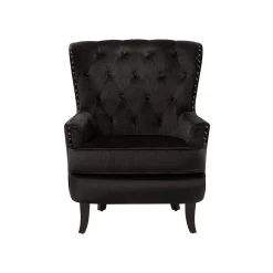 Beliani Fauteuil VIBORG - Zwart Fluweel 9 Beliani Fauteuil VIBORG - Zwart Fluweel -ZitMeester ComfortDesign 96bbf422216f4692a521c8300611f37e