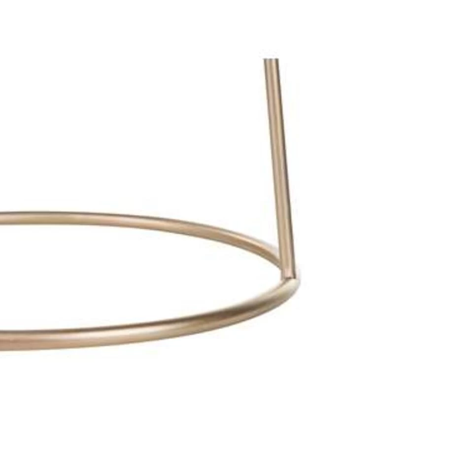 Beliani Hocker DELCO - Grijs Fluweel 5 Beliani Hocker DELCO - Grijs Fluweel - Image 3